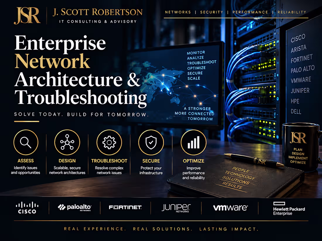 Cover image for Enterprise Network Architecture & Troubleshooting