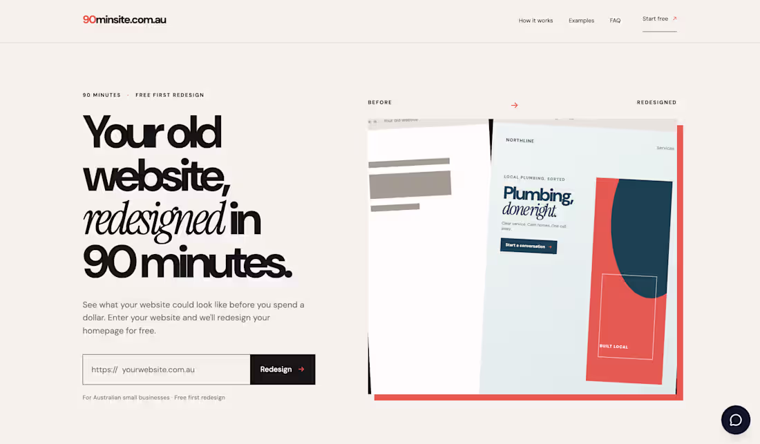 Cover image for 90minsite.com (https://90minsite.com) - allows users