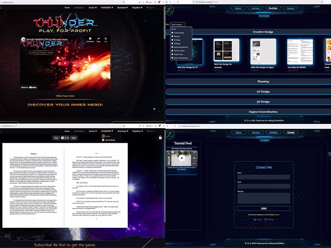 Cover image for Web Design and Development