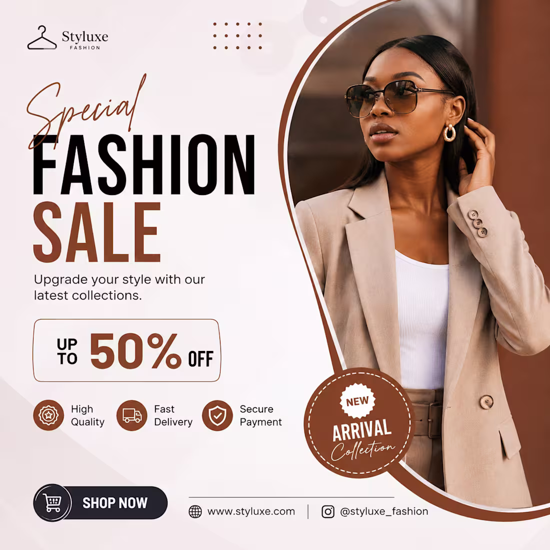Cover image for Fashion Sale Promotional Flyer
I created