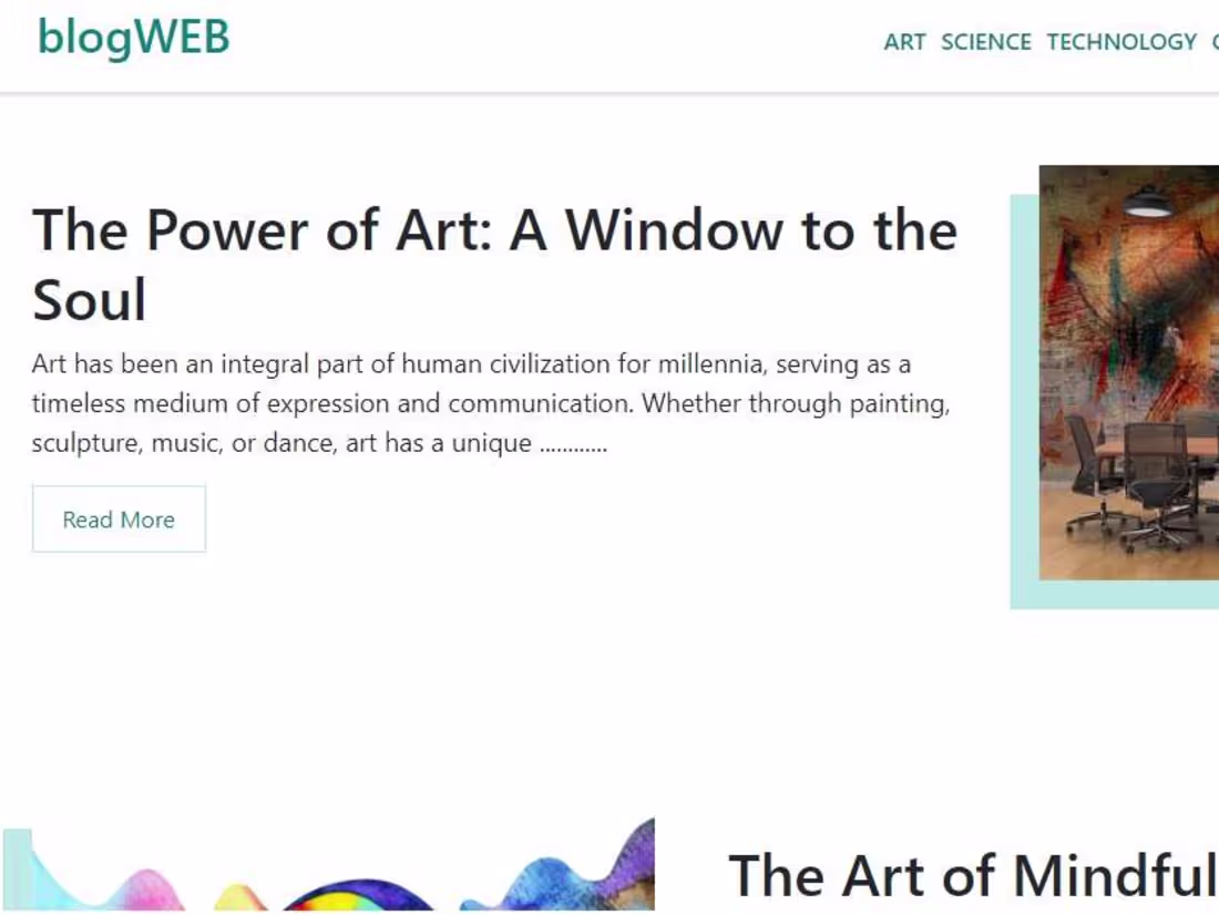 Cover image for Blog Website