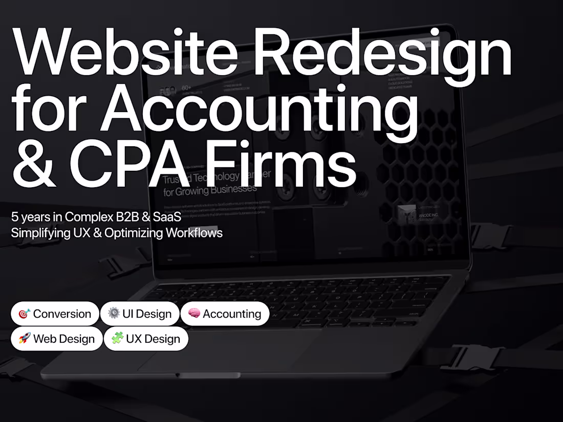 Cover image for Website Redesign for Accounting & CPA Firms