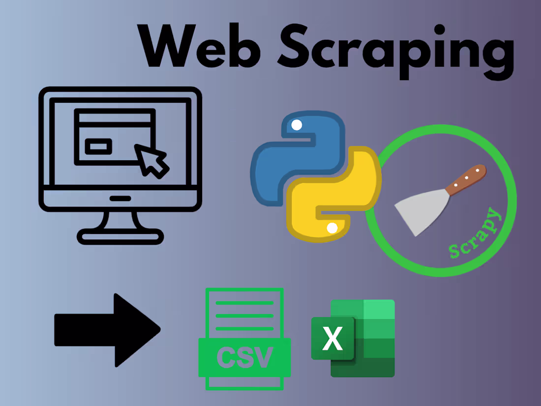 Cover image for I will collect data in CSV, Excel etc using python web scraping 