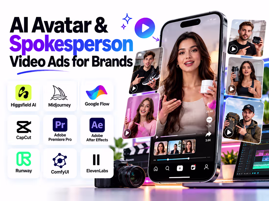 Cover image for AI Avatar & Spokesperson Video Ads for Brands
