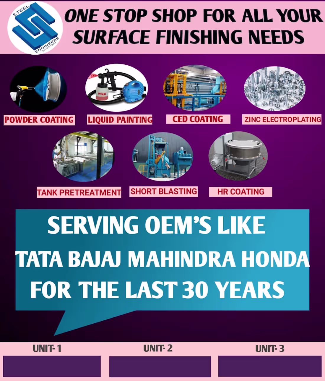 Cover image for Poster design for steel engineering private limited 