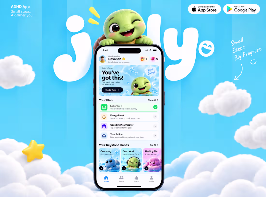Cover image for Jolly — ADHD Focus &