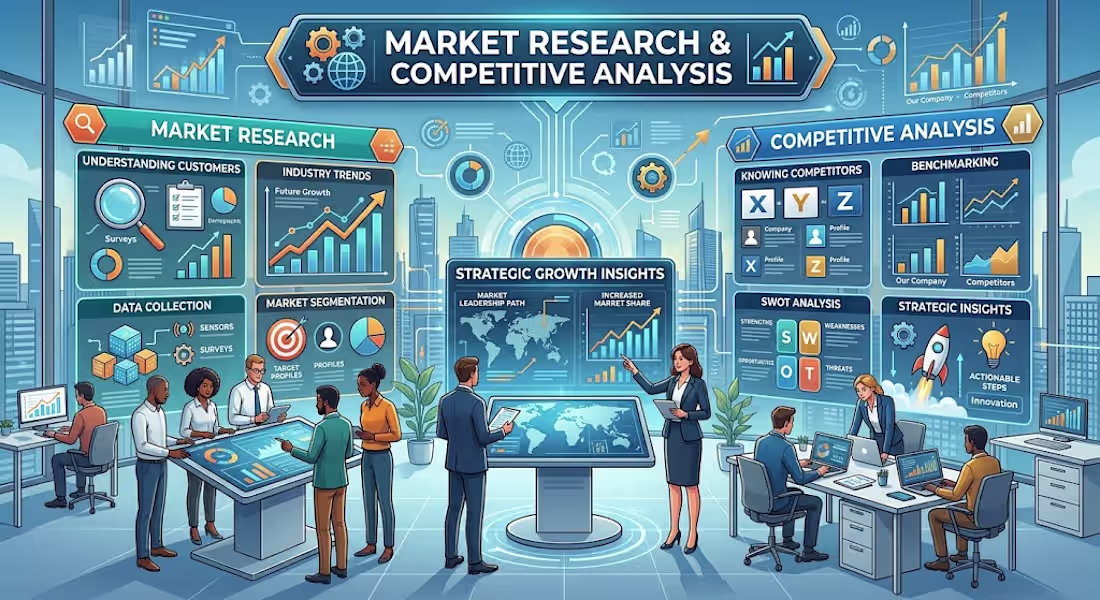 Cover image for Market Research & Competitive Analysis