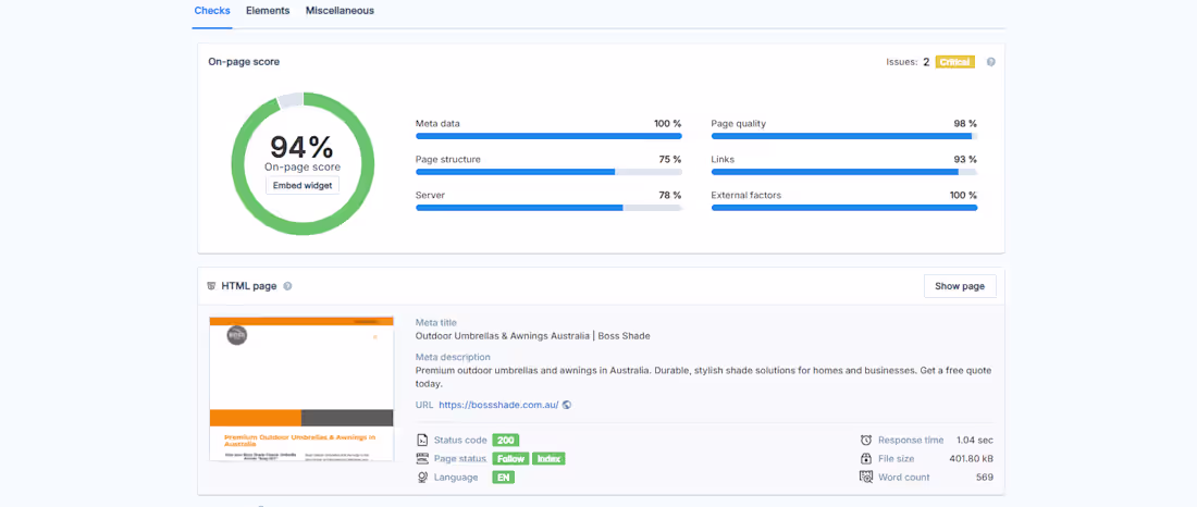 Cover image for On-page SEO