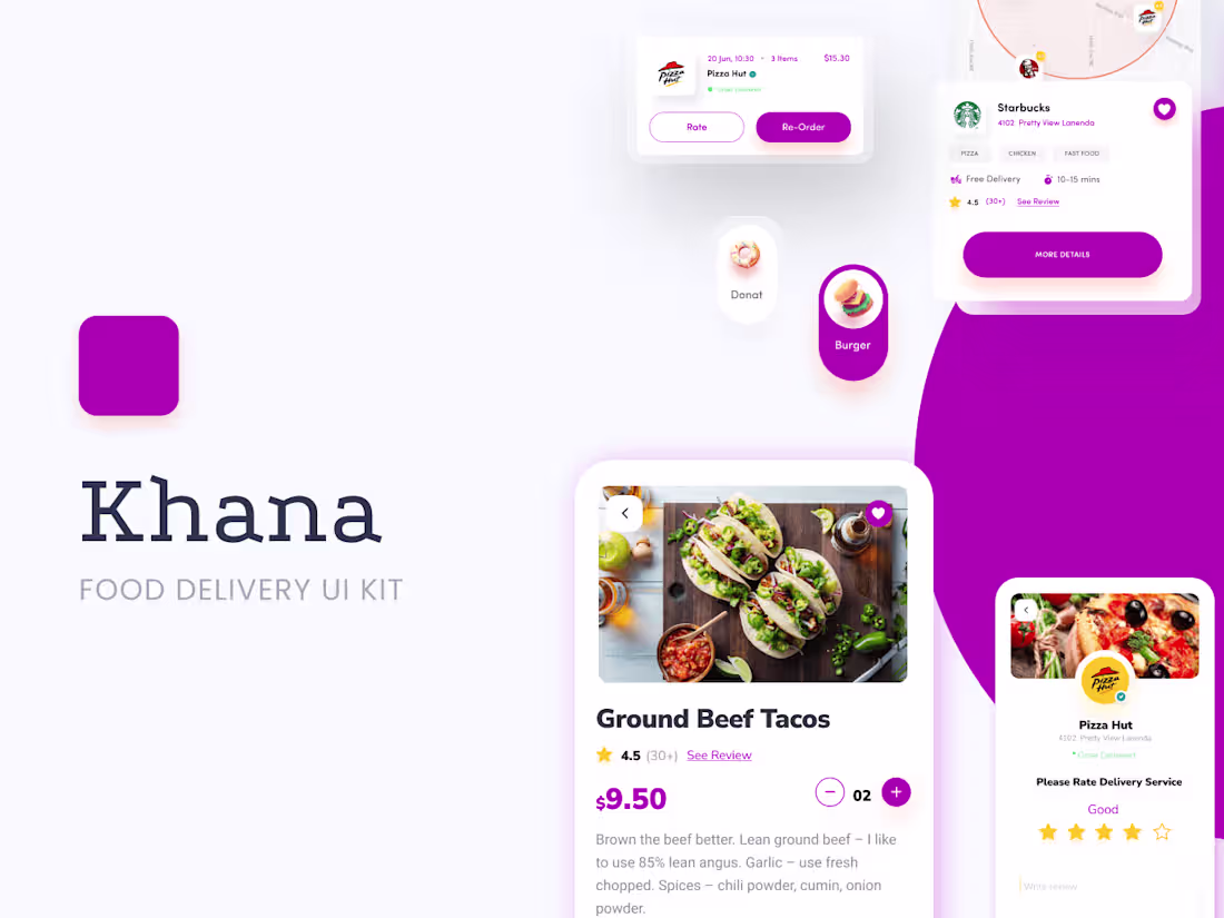 Cover image for UI/UX Food Delivery App