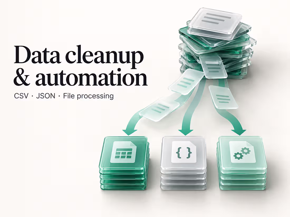 Cover image for CSV Cleanup with Validation and Rejection Reports