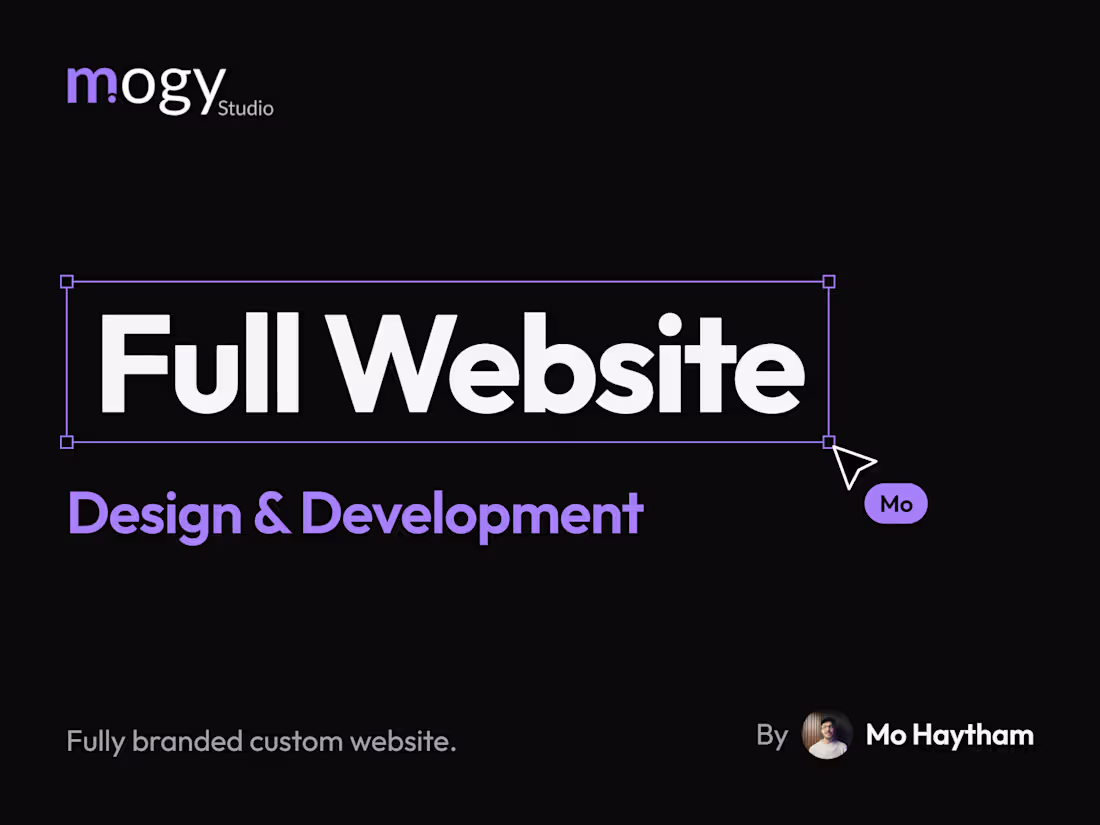 Cover image for Full Website (Design + Development)