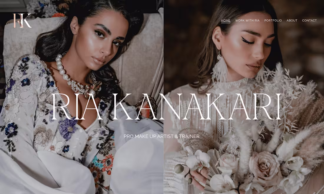 Cover image for Ria Kanakari - Beauty Website