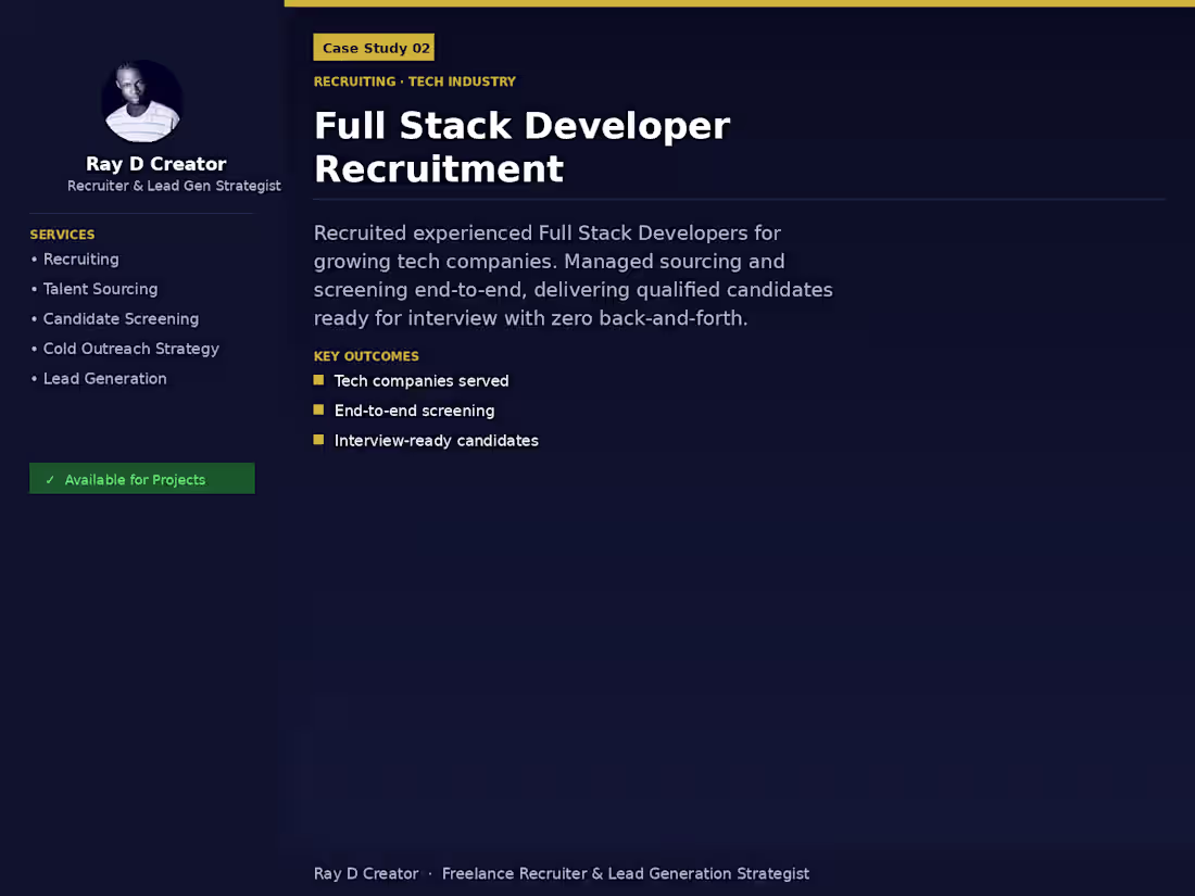 Cover image for I helped outsourced candidate for