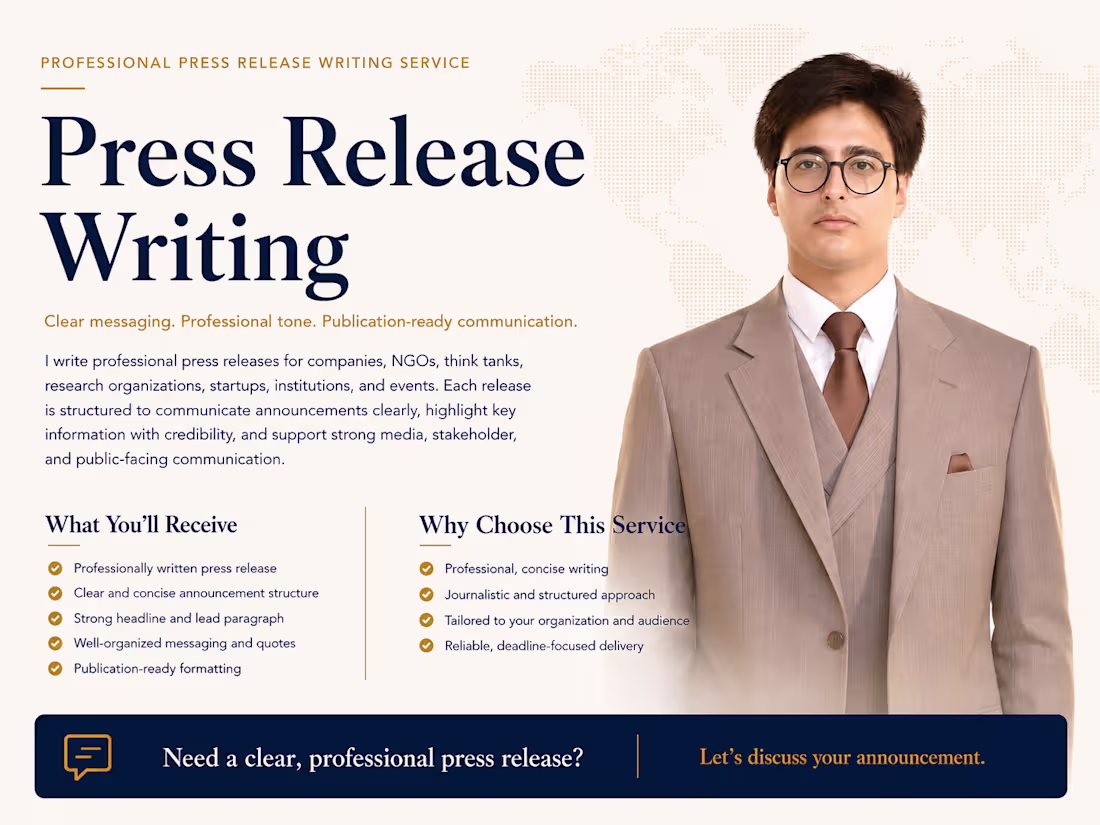 Cover image for  Clear, Media-Ready & Impactful Announcements
