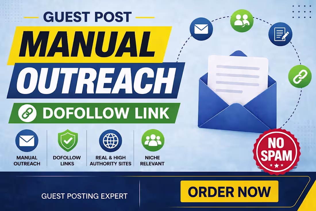Cover image for High-Authority Guest Posting & Manual SEO Outreach