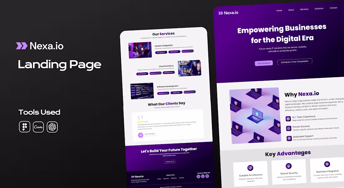 Cover image for Nexa.io (https://Nexa.io) Landing Page