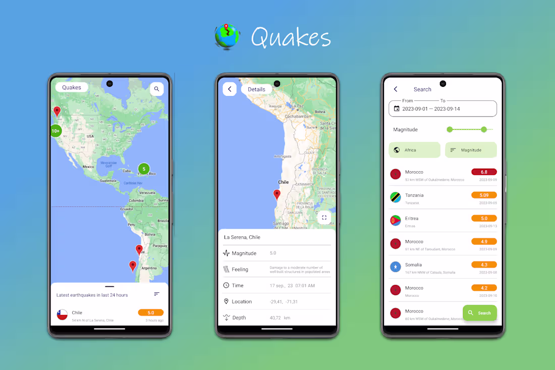 Cover image for Quakes