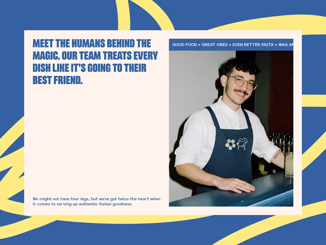 Cover image for TUTTO PASTA / Visual id • Web Design • No-code Dev