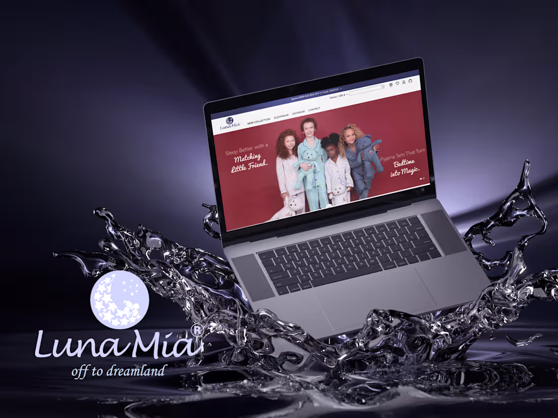 Cover image for Lunamia Kids | Custom Shopify E-Commerce Development