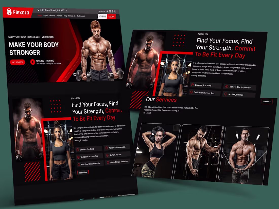 Cover image for You will get modern minimalistic full Landing page design