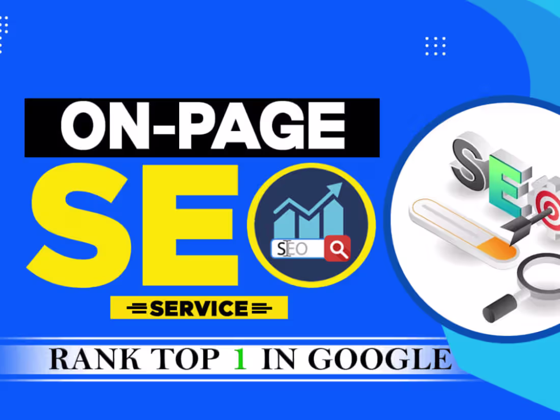 Cover image for You will get On-Page SEO Optimization to Better Rank your websit
