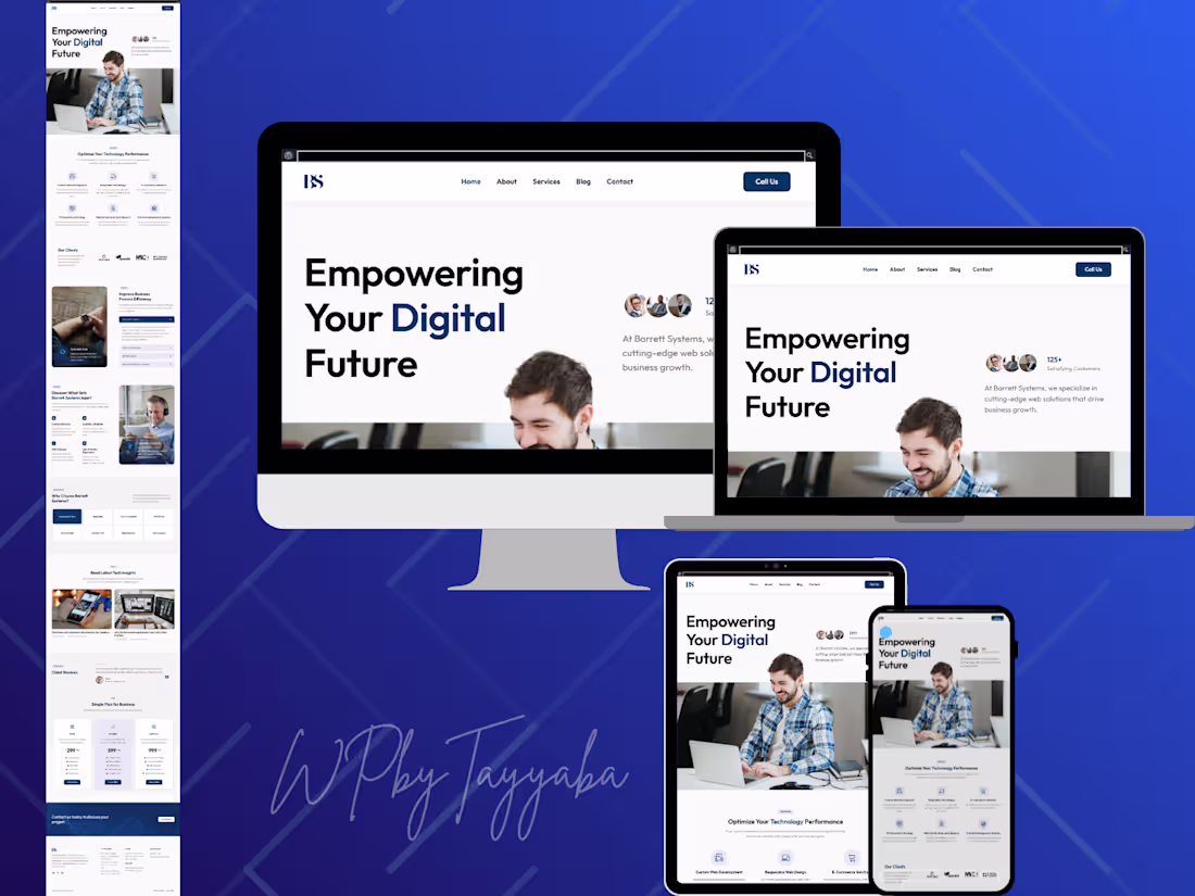 Cover image for IT & Web Development Solutions Website