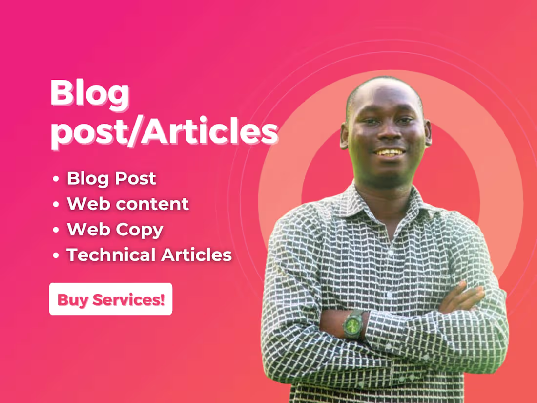 Cover image for Blog post & Articles for your website