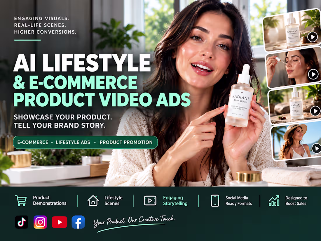 Cover image for AI Lifestyle & E-commerce Product Video Ads