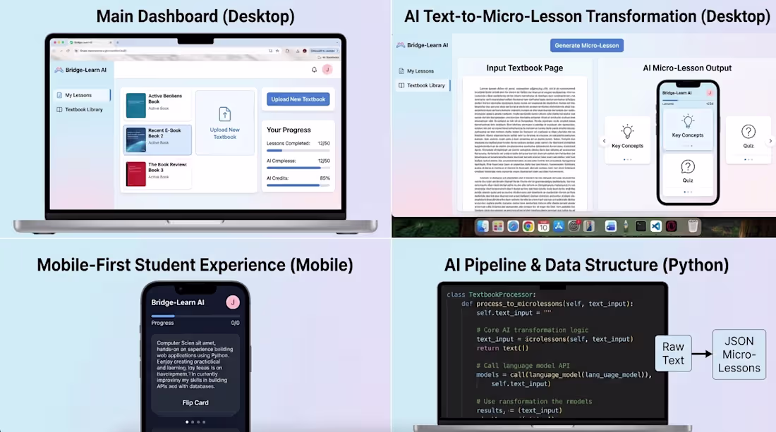 Cover image for Bridge-Learn AI is an intelligent