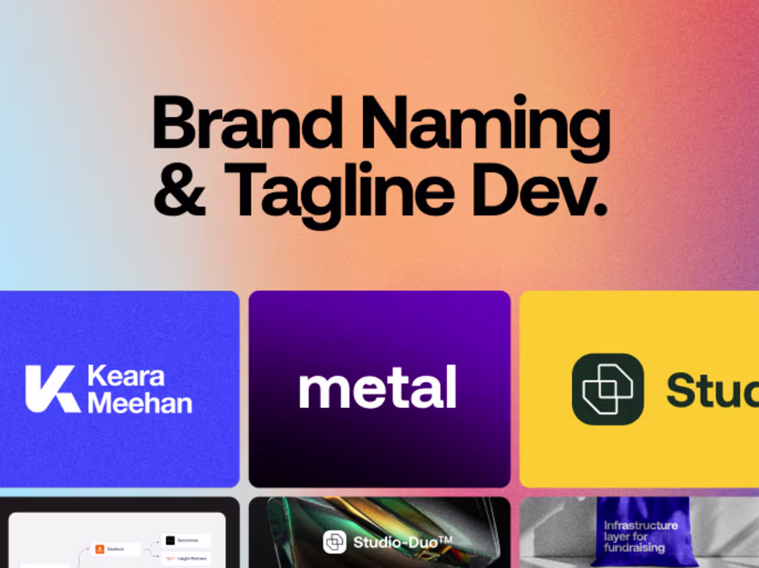 Cover image for Brand Naming & Tagline Development