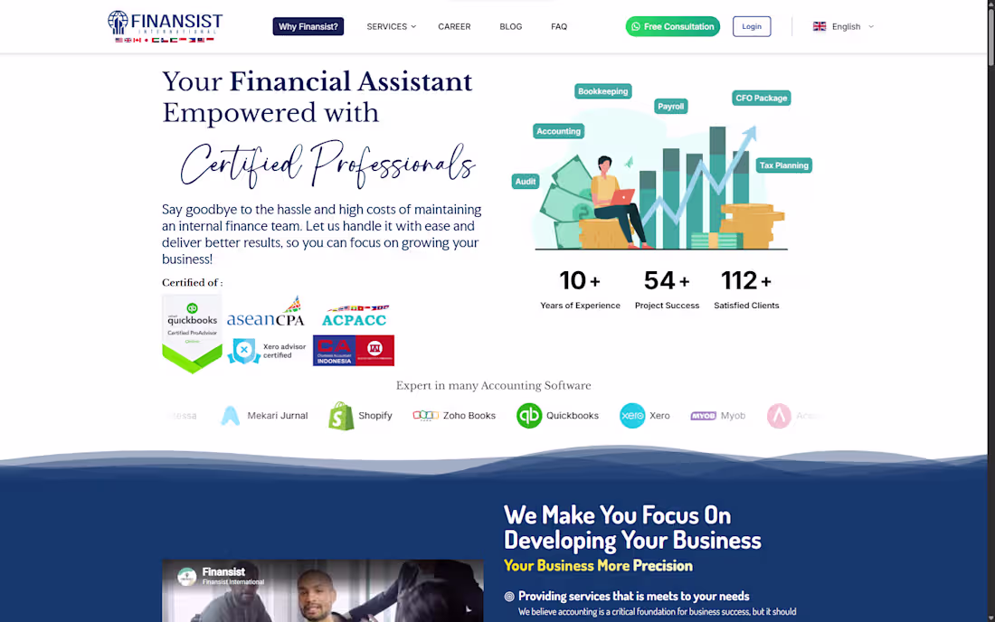 Cover image for Finansist Landing Page
Recently built a
