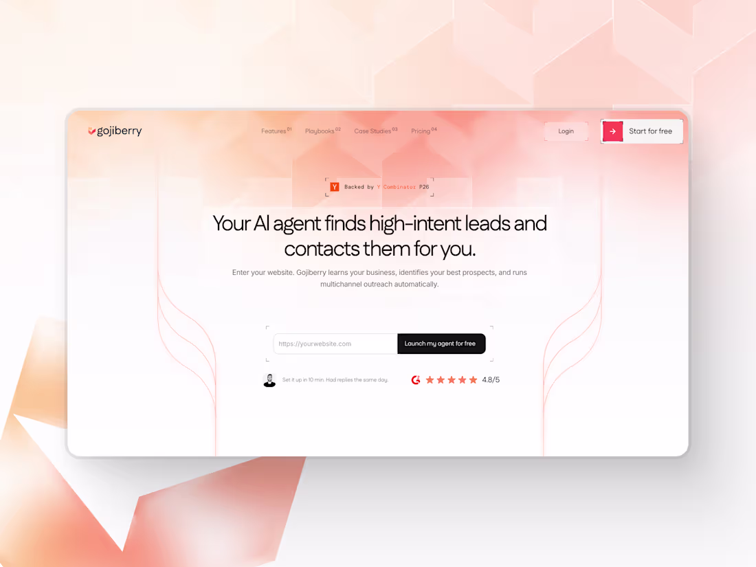 Cover image for Gojiberry AI (YC S26): Website Development