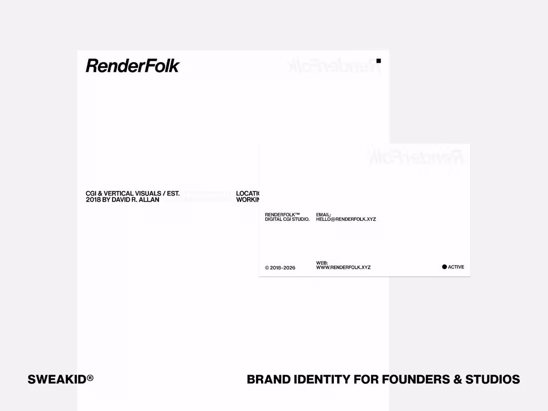 Cover image for Brand Identity for Founders & Studios