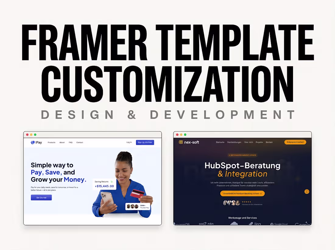 Cover image for Framer Template — Branded & Launch-Ready