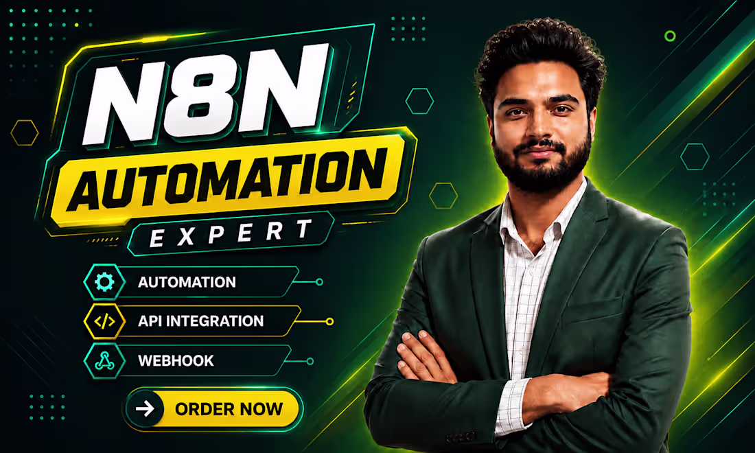 Cover image for Custom n8n Workflow Automation