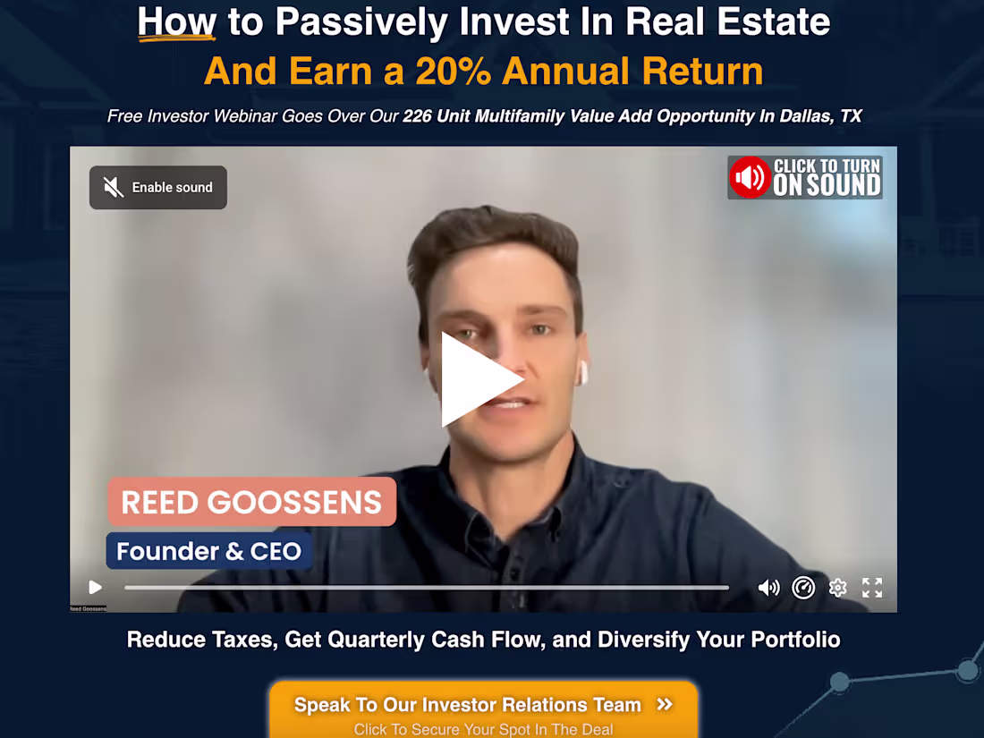 Cover image for RSN Property Group: Investor Funnel System
