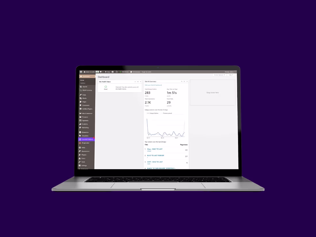 Cover image for WordPress Troubleshooting & Bug Fixes (Elementor, Woocommerce)