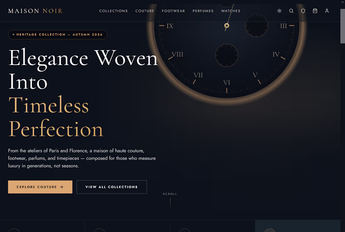 Cover image for Ultra-Luxury E-Commerce Web Application Development
