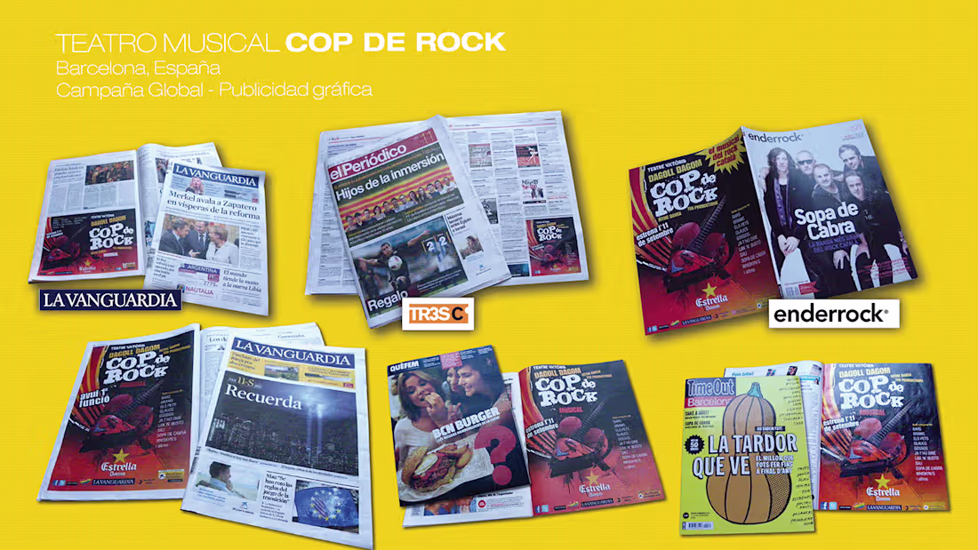 Cover image for Cop de Rock (Dagoll Dagom) :: Behance