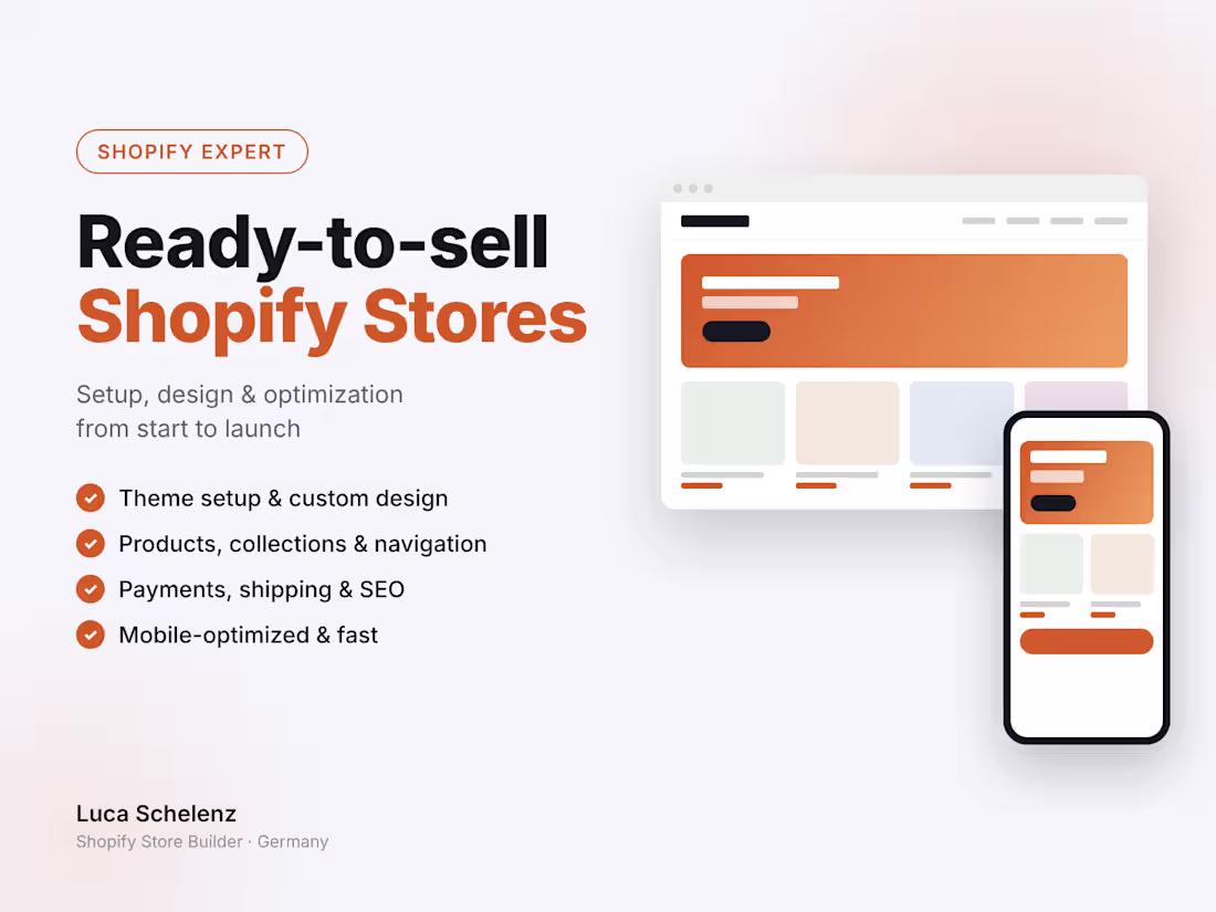 Cover image for Complete Shopify Store Setup – Ready to Sell