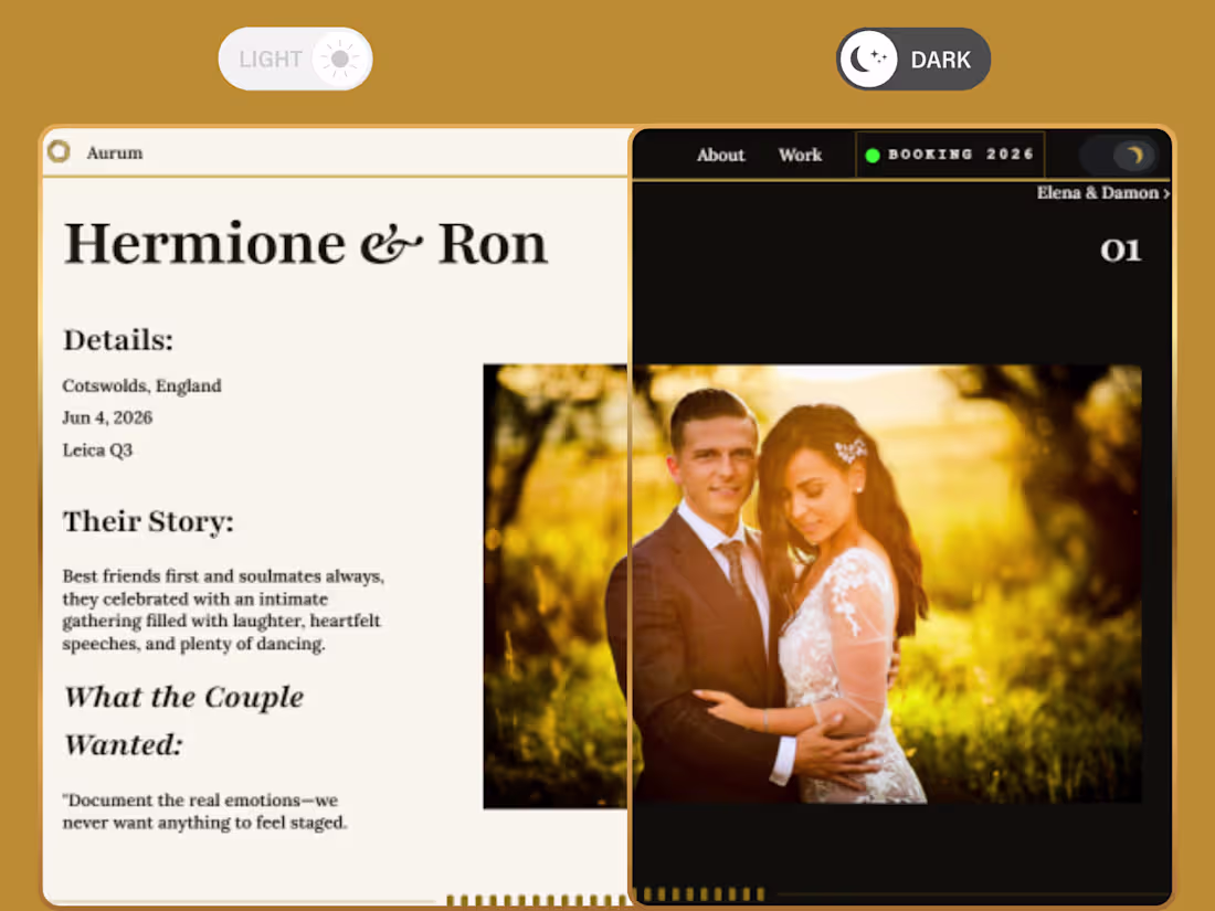 Cover image for Designed this light/dark theme toggle