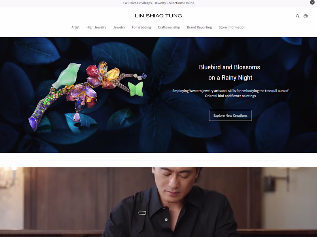 Cover image for LinShiaoTung Luxury Jewelry Website update and redesign