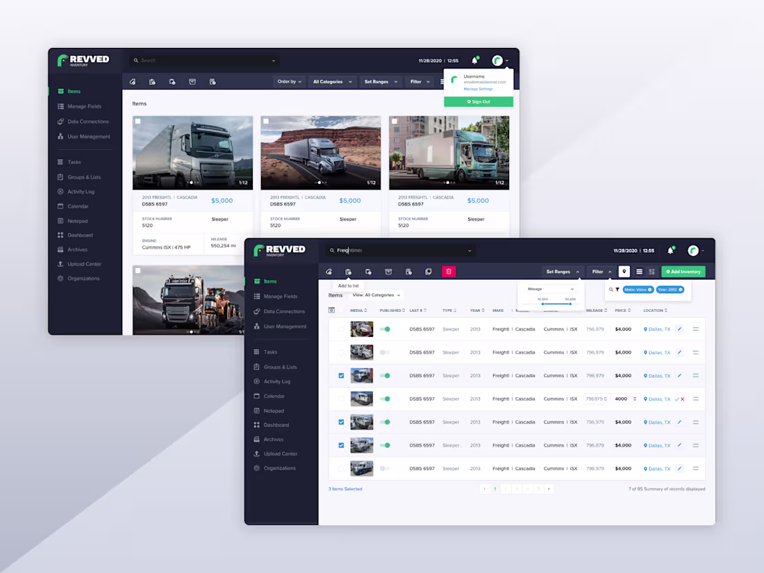 Cover image for Revved - Trucking Industry Web Application