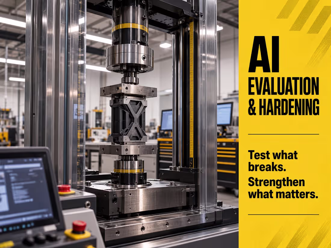 Cover image for AI Evaluation & Hardening
