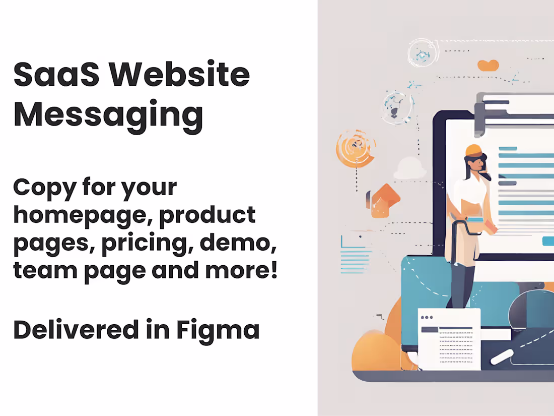 Cover image for SaaS website messaging