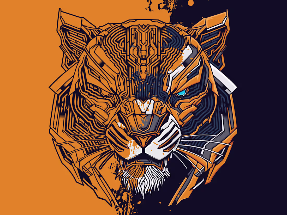 Cover image for Illustration - Mecha Tiger