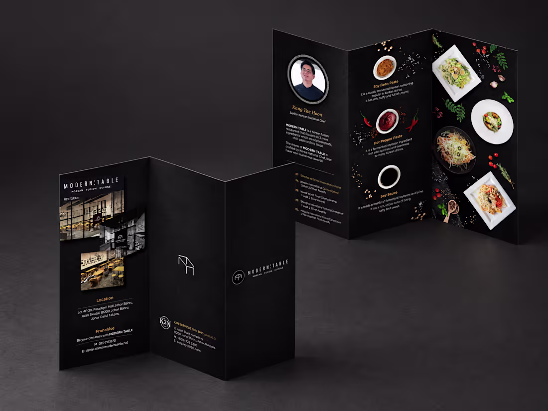 Cover image for MODERN TABLE Korean Fusion Cuisine