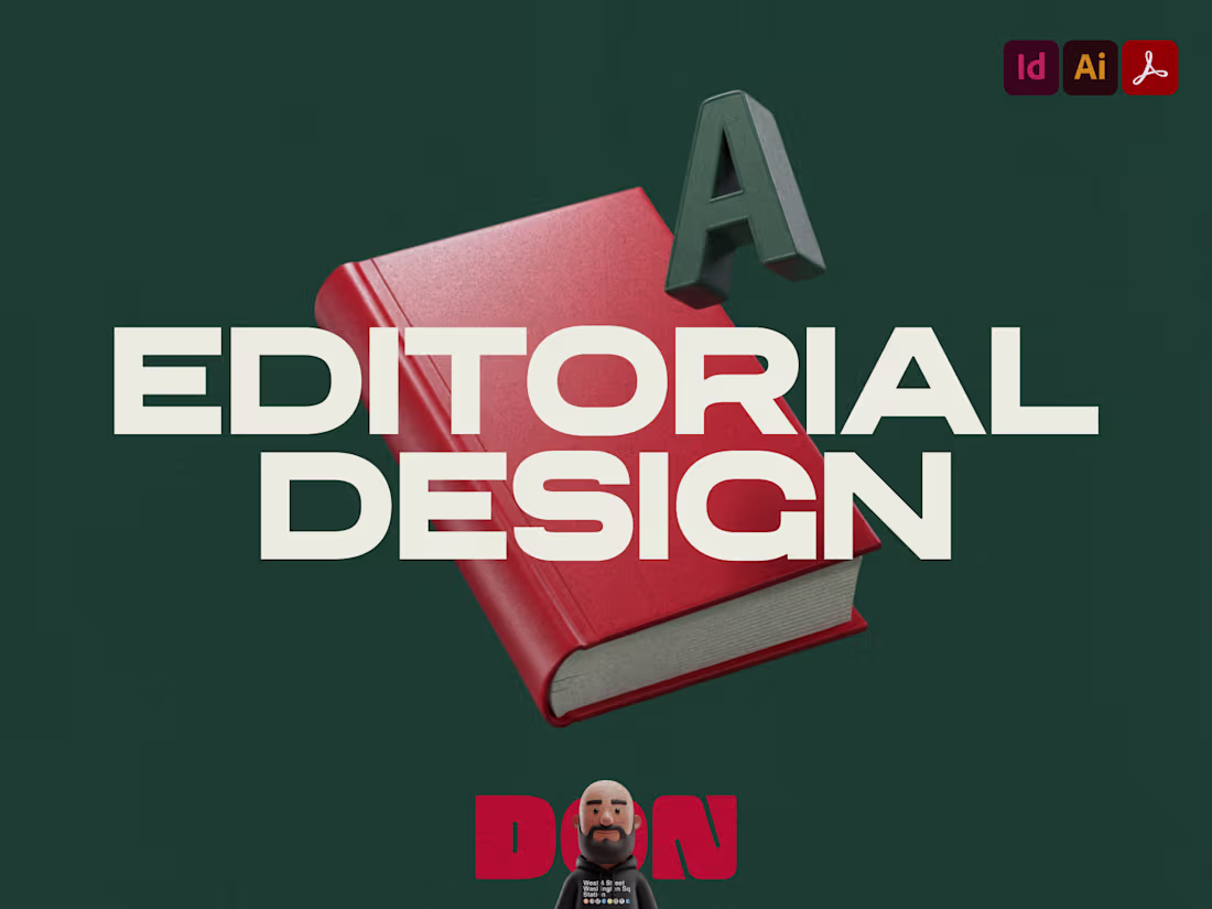 Cover image for Editorial Design for Brands, Publications & Campaigns.