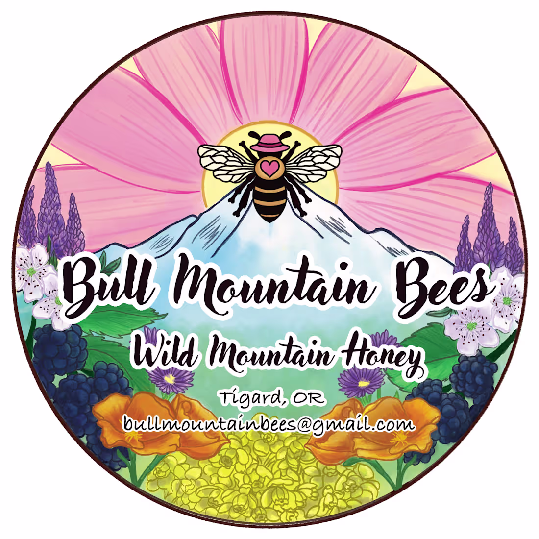 Cover image for Bull Mountain Bees: Package Design