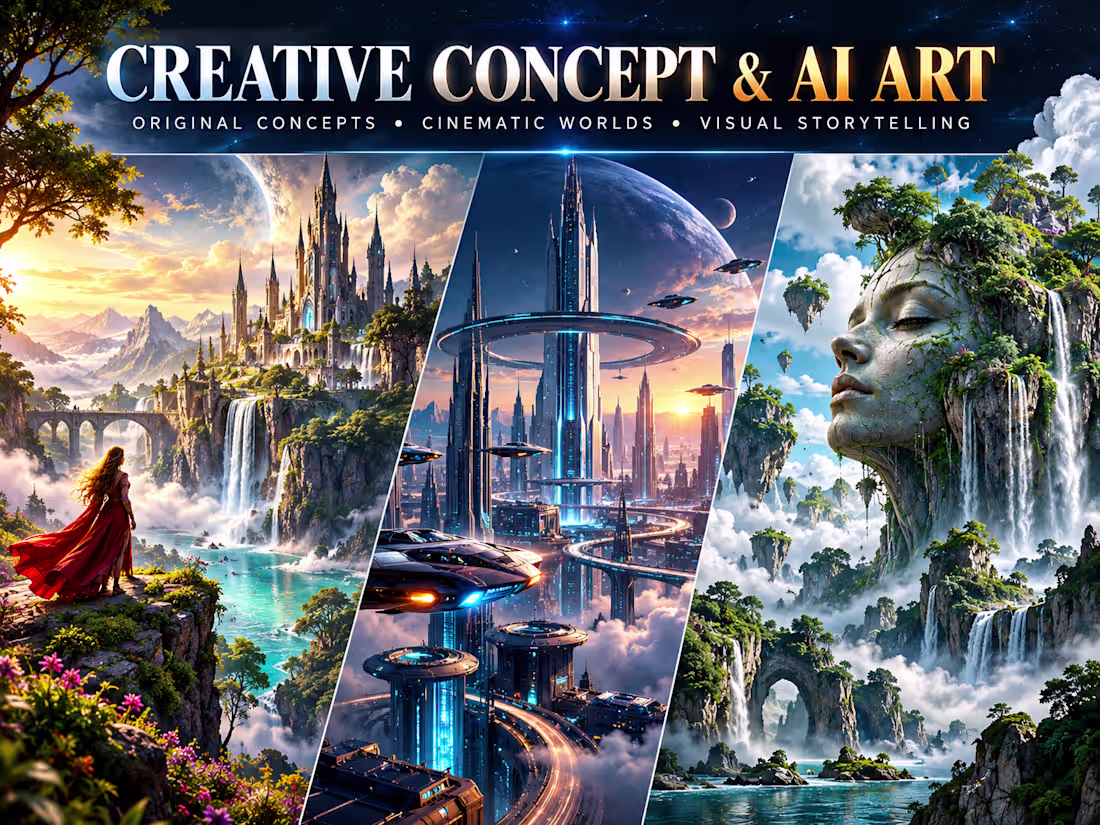 Cover image for Creative Concept & AI Art Design